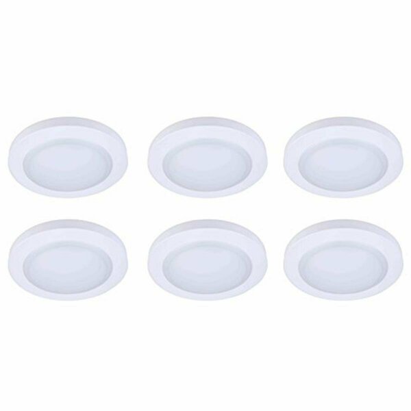 Elitco Lighting 6 in. 16.5W 3000K Disk Light, 6PK RN61530KDK-6PK